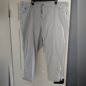 Lane Bryant sz 26 light gray pants